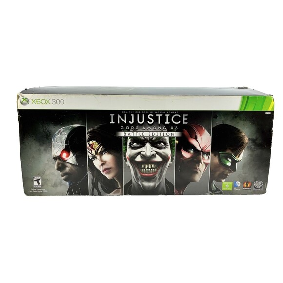 Injustice Gods Among Us Battle Edition Wired Arcade Fighting Pad Xbox 360 Tested - Picture 13 of 15